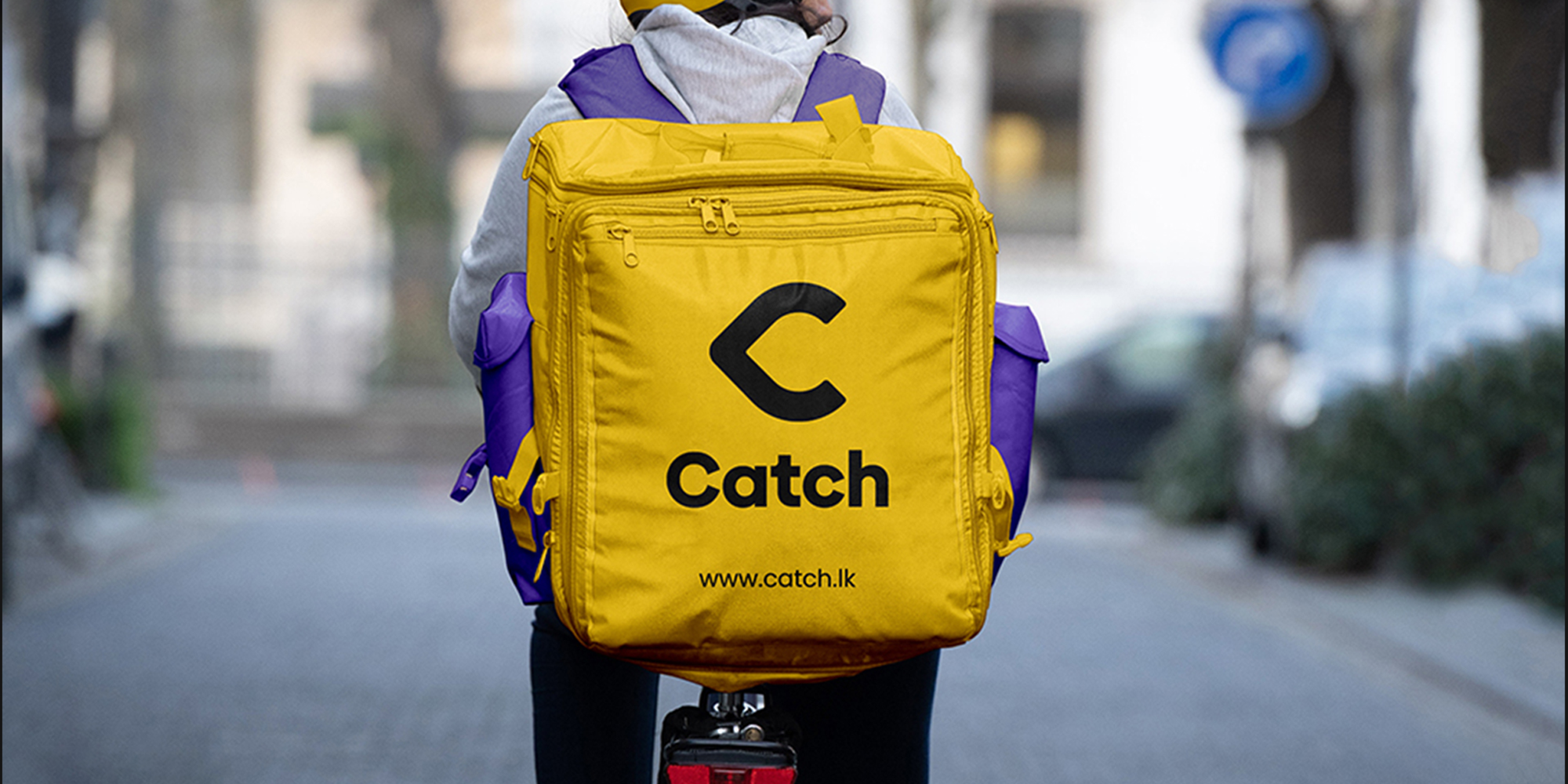 Catch food delivery app logo design brand identity Samadara Ginige